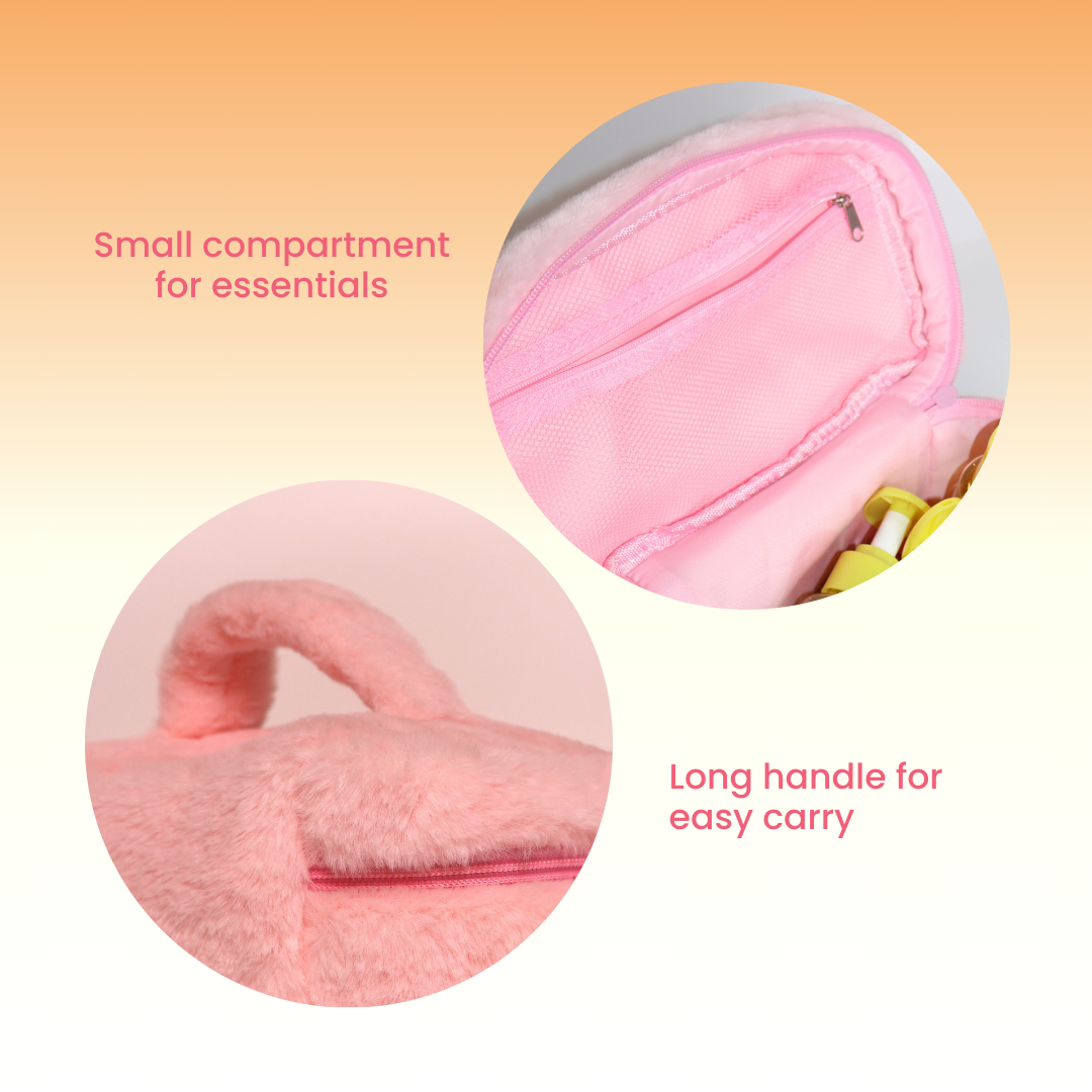 WOOTS SKIN CLUB BEAUTY POUCH - PINK